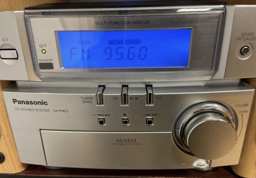 CD/Mini-Sistem audio cu boxe originale, Panasonic SA-PM03, impecabile