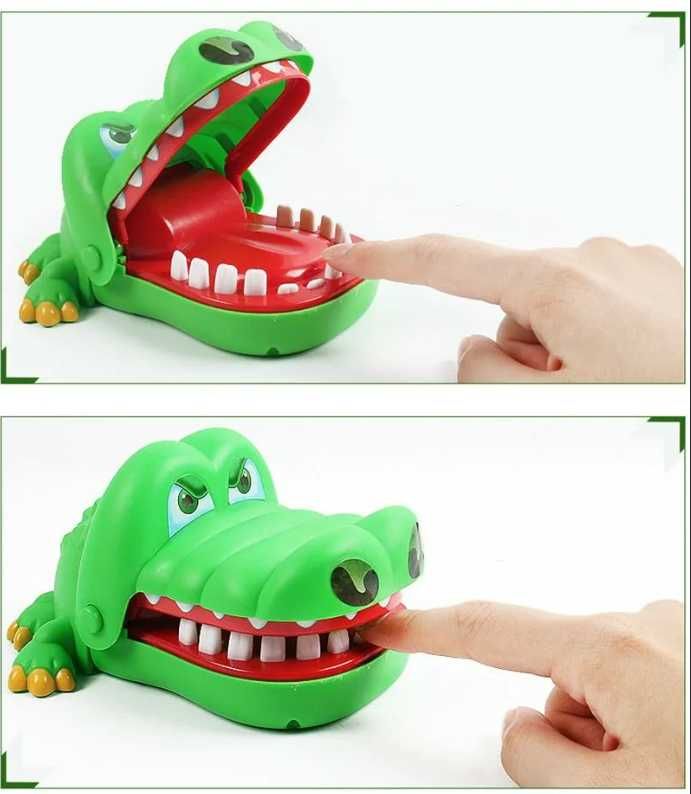 Крокодил игрушка для детей Дантист Зубастик укусывающая руки dm83