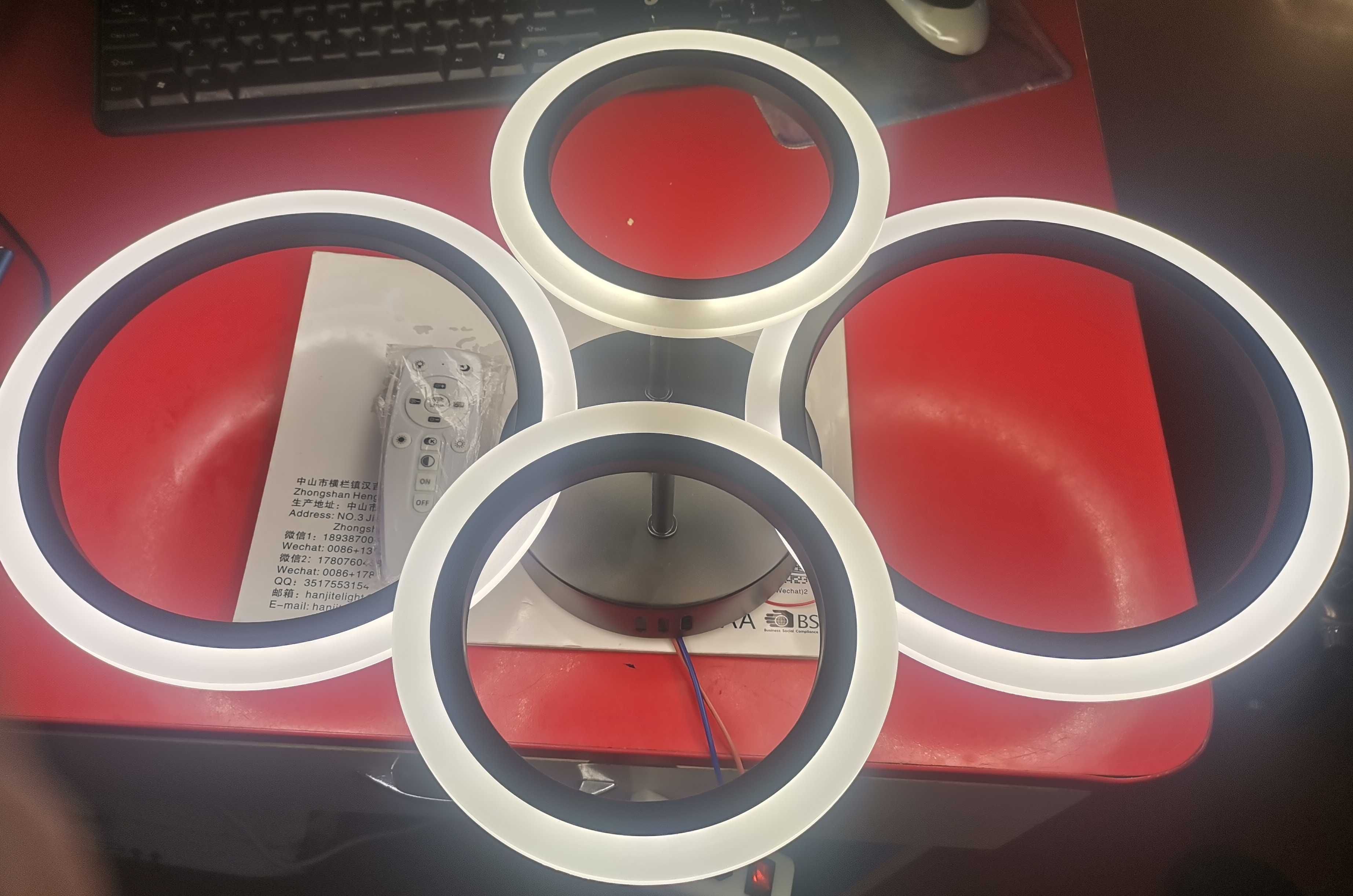 Lustră LED 5528/2+2 N