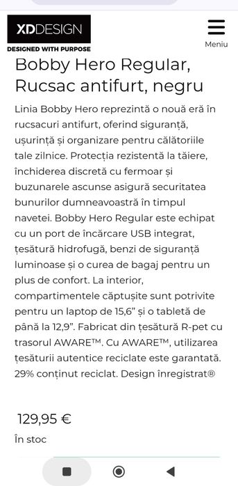 Rucsac laptop XDdesign