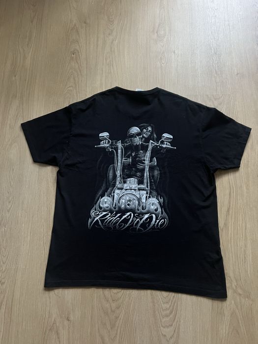 Tricou stil ed hardy baggy y2k vintage