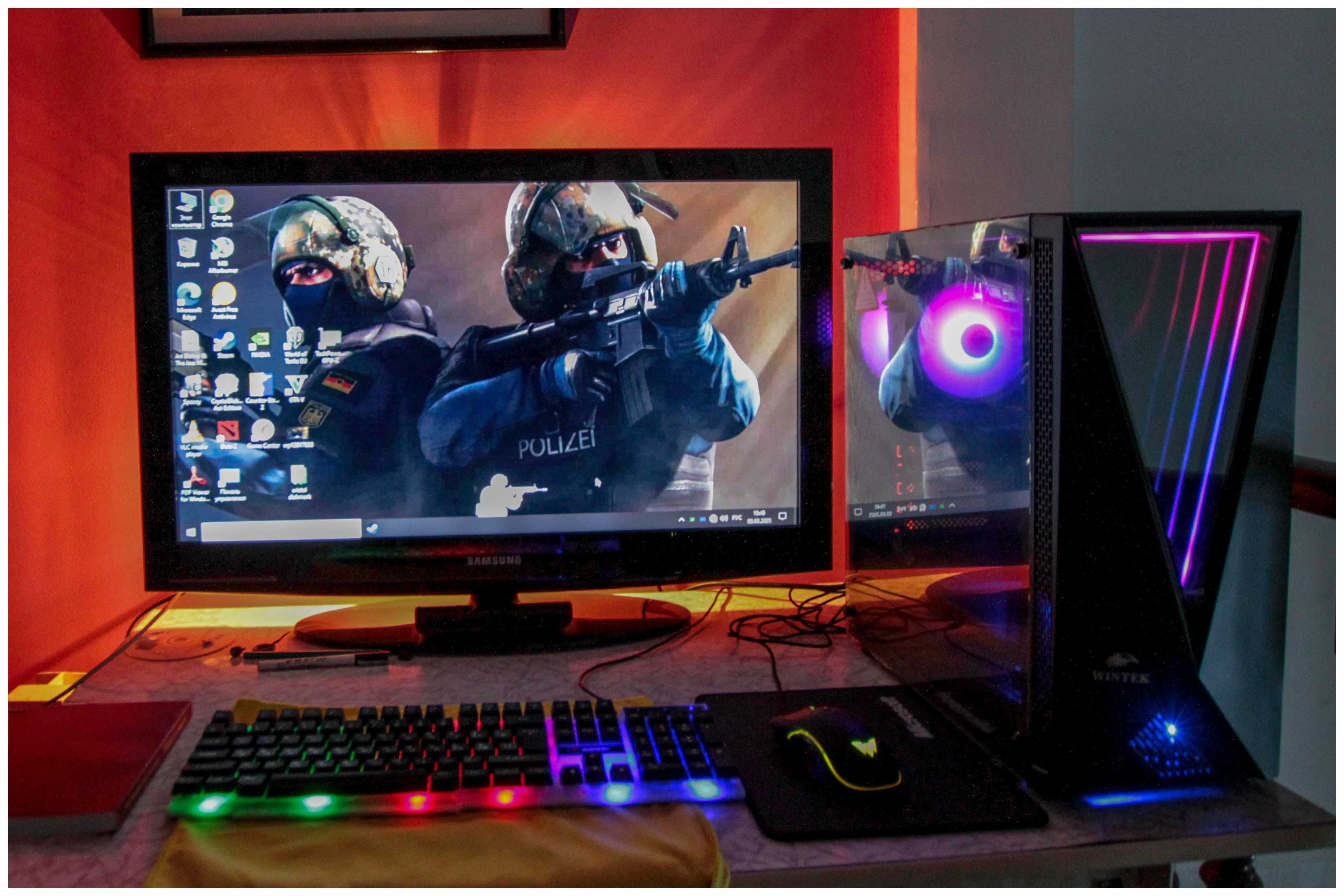 CS2 Игровой компьютер Core i7 3770, Video RX 580
Video GTX 1050 ti;
RA