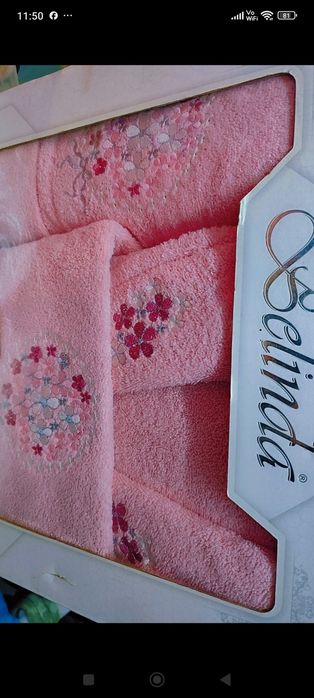 Set halat + 2 prosoape