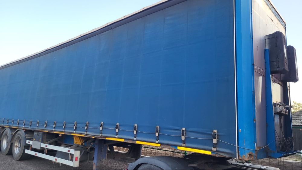 Remorca Van hool cu frane pe tambur