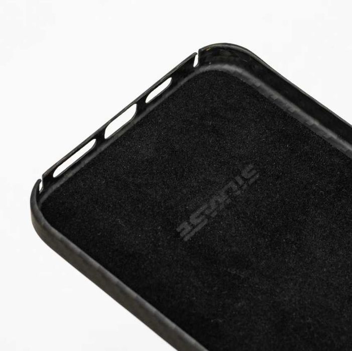 Husa fibra carbon SILKASE pentru Apple iPhone 12 Pro Max