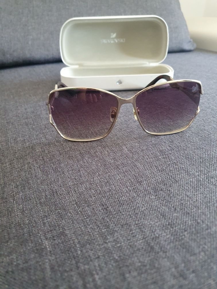 Ochelari dama,Swarovski,lentila transparenta,cu cristale,550 lei