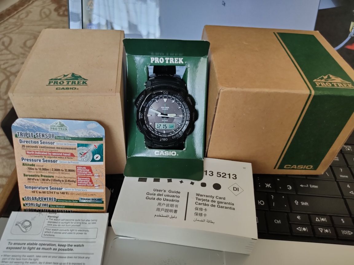 Продам часы Casio PRG-550-1A1ER