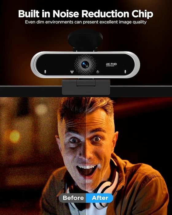Niveoli webcam 4K FHD image sensor/microfon