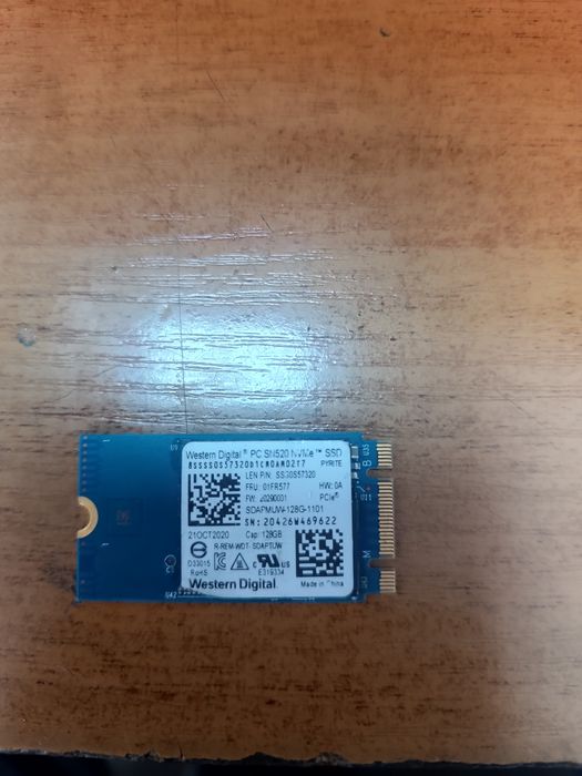 Жёсткий диск м2 на 128 гигабайт