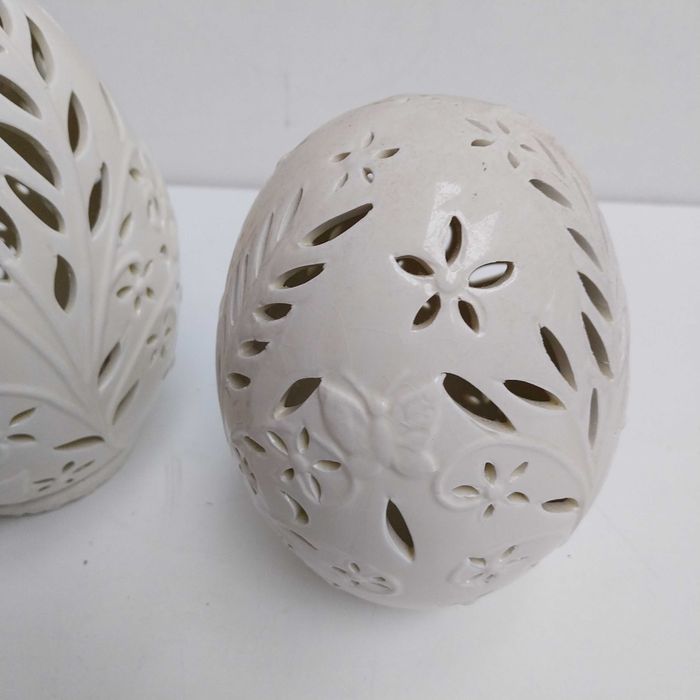 НАЙ ДОБРАТА ОФЕРТА Големи декоративни порцеланови яйца / свещник
