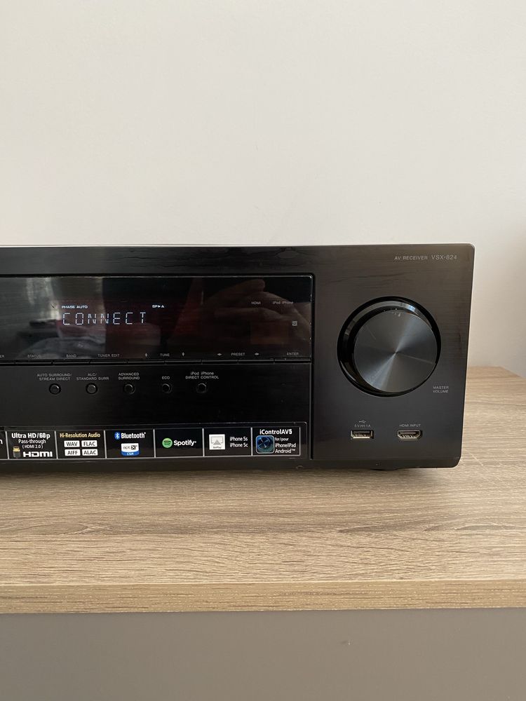 PIONEER VSX-824 - 5X130W! - USB, Bluetooth, hdmi усилвател ресивър