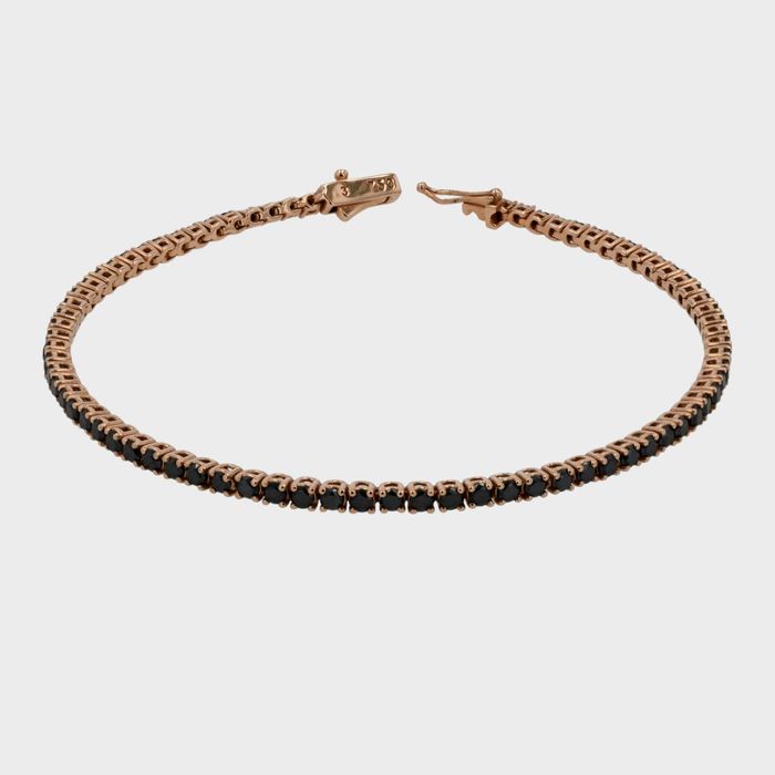 Bratara aur roz 18k cu diamante negre cod 8340,8341,8342