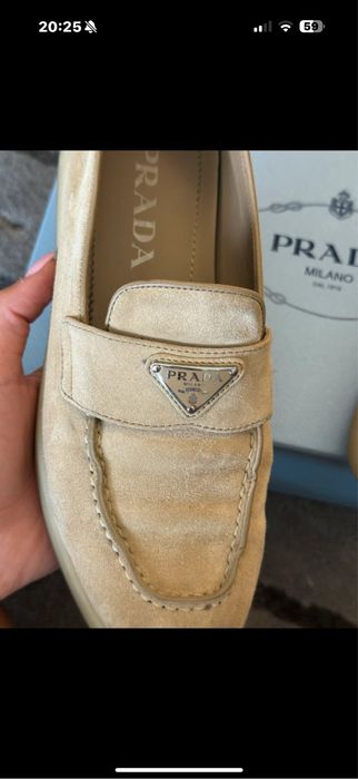 Loafers Prada Bej