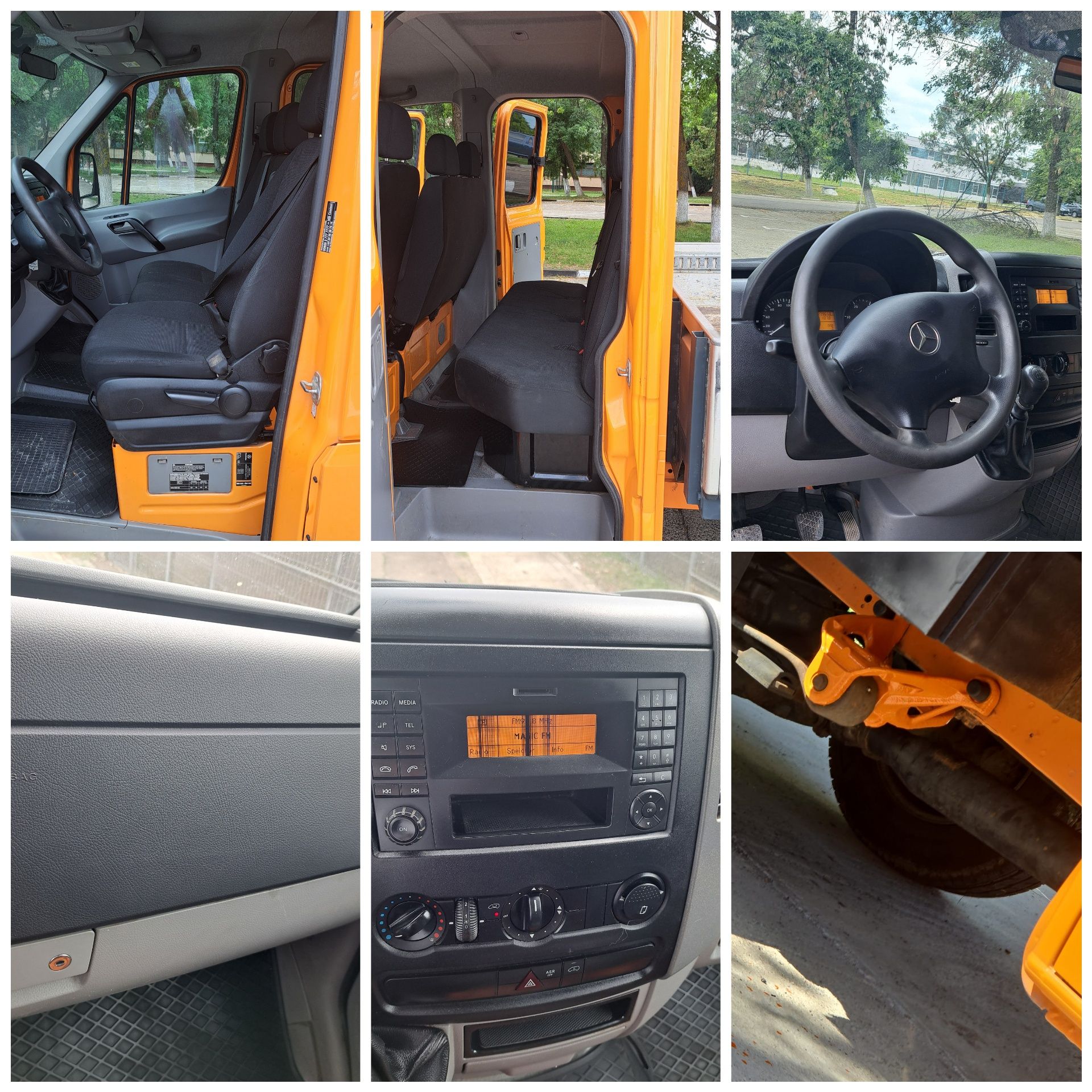 Mercedes Sprinter Doka An 04/2016 euro 5 lada 2,8m. 313/7 locuri