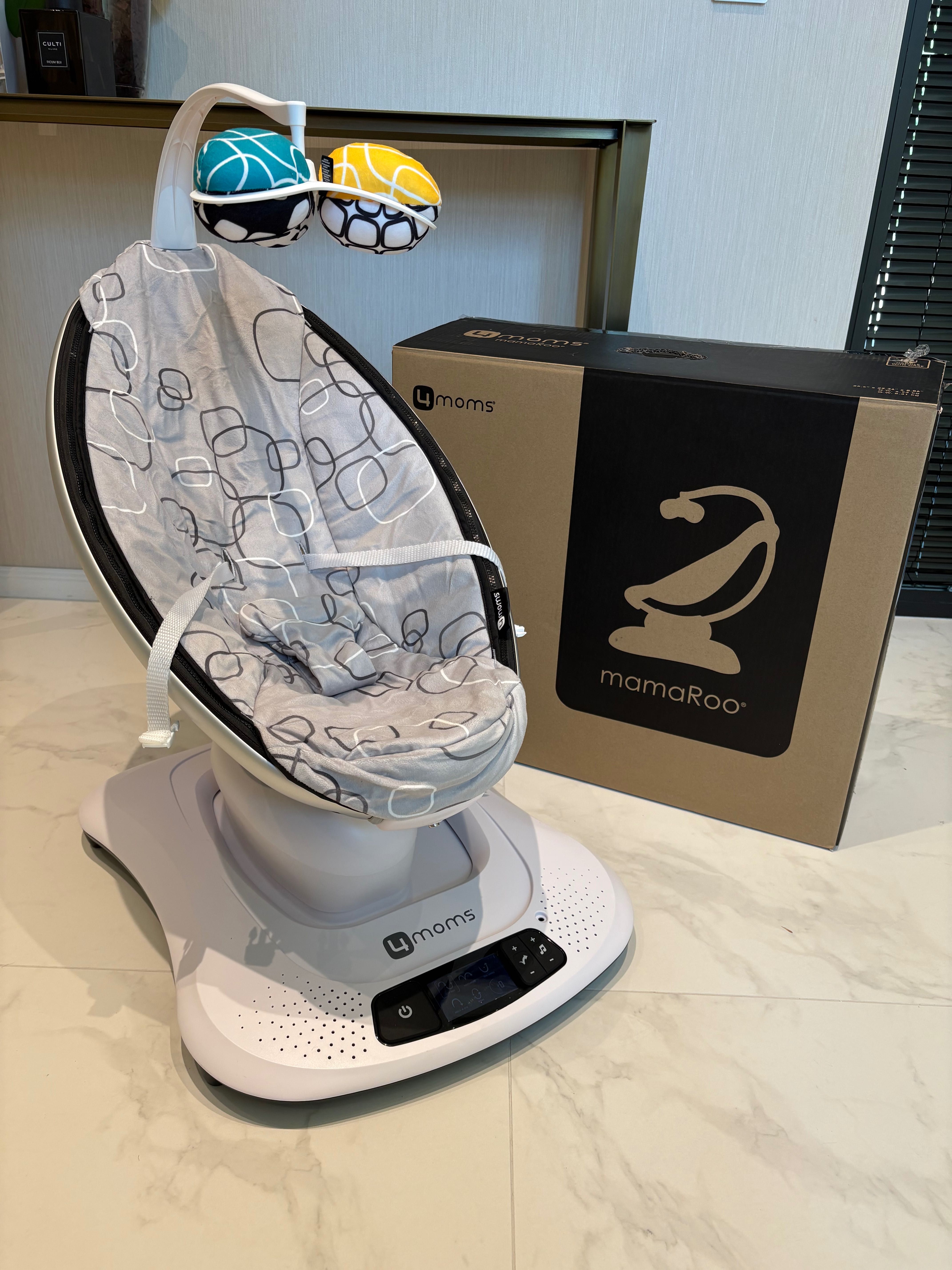 4moms Електрическата бебешка люлка mamaRoo 4.0