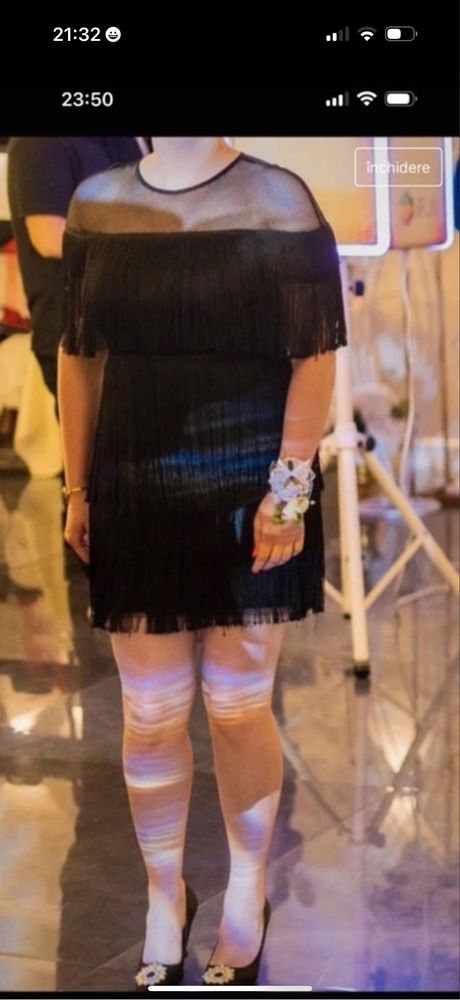 Rochie cu franjuri