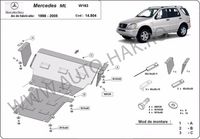 Scut motor metalic Mercedes ML W163 1998-2005