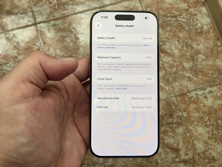 IPhone 16 Pro 128гб Перфектен 92% BH