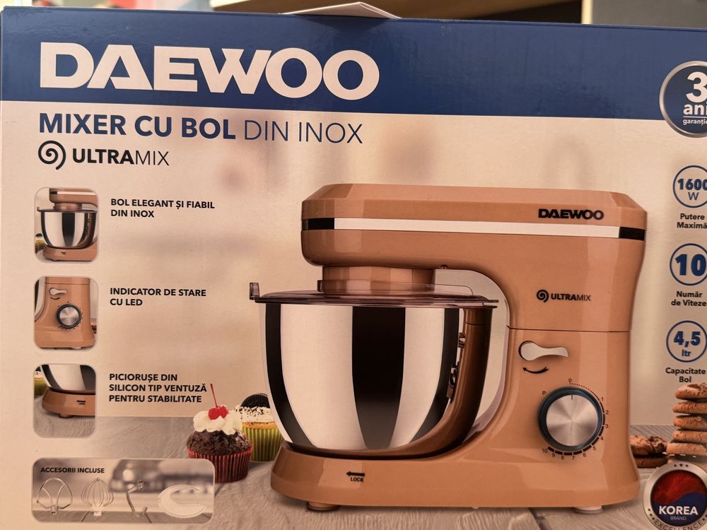 Vand mixer Daewoo cu bol din inox