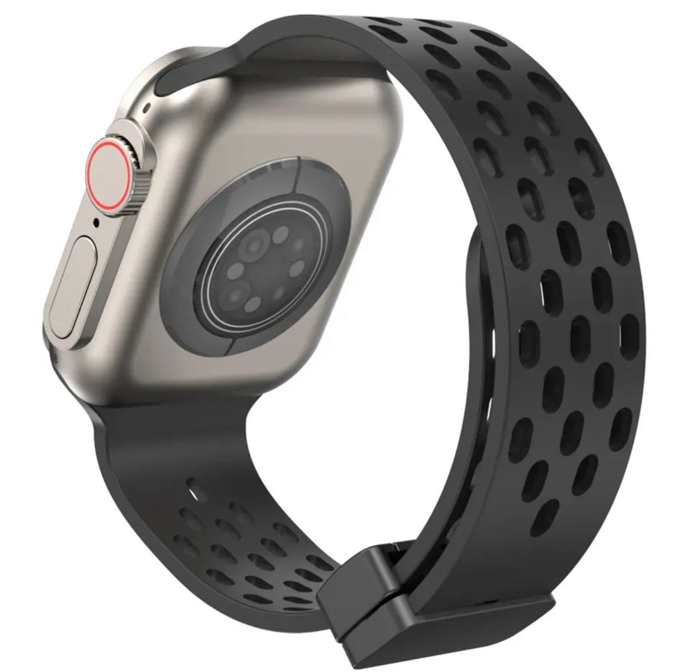 Curea HUSA Cablu Magnetica Air Silicon Compatibila Ceas Apple Watch
