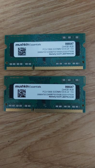 Memorie sau memorii ram laptop PC3 SODIMM kit 2 x 4GB