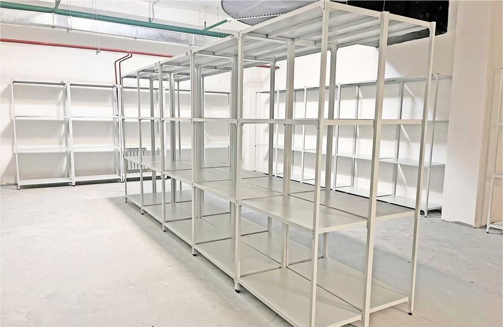 Архивные стеллажи, полочный металлический стеллаж для склада asps