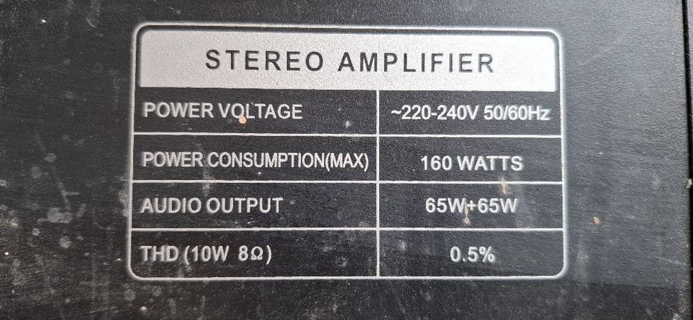 Vând amplificator (statie) VRS +2 boxe 1000W (4 Acustic -Fine Music  C