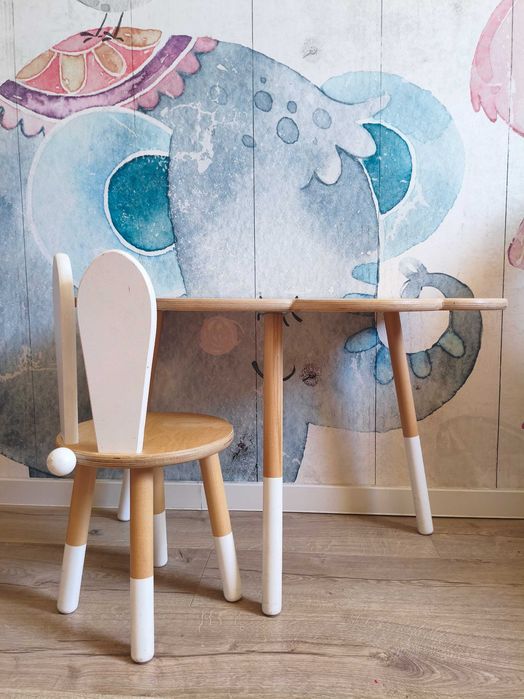 Детска маса и стол от шперплат
