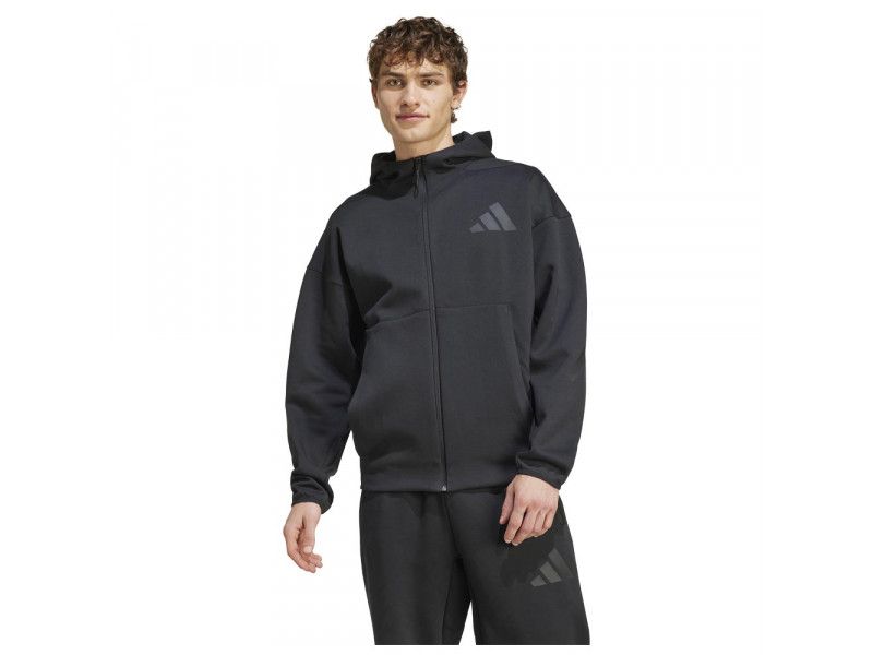Adidas Мъжко спортно яке ZNE с пълен цип и качулка  размери - L