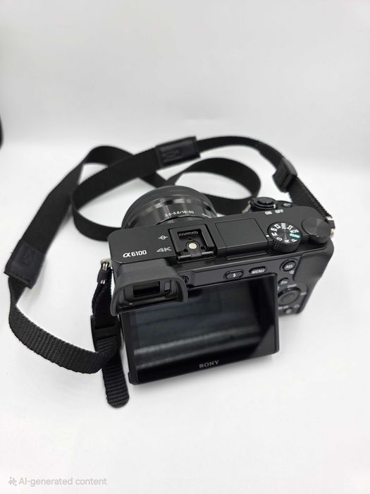 Aparat Foto Sony Alpha A6100+Obiectiv 35mm f/1.8 OSS/Rucsac+Accesorii