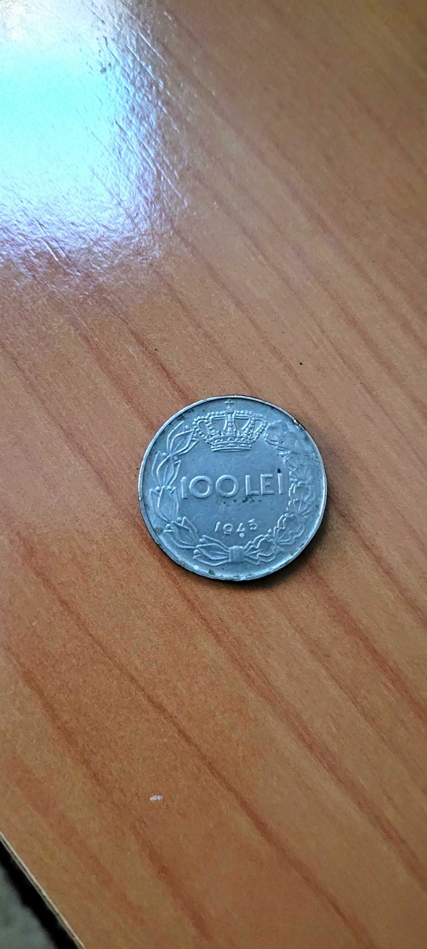 Moneda 100 lei din 1943