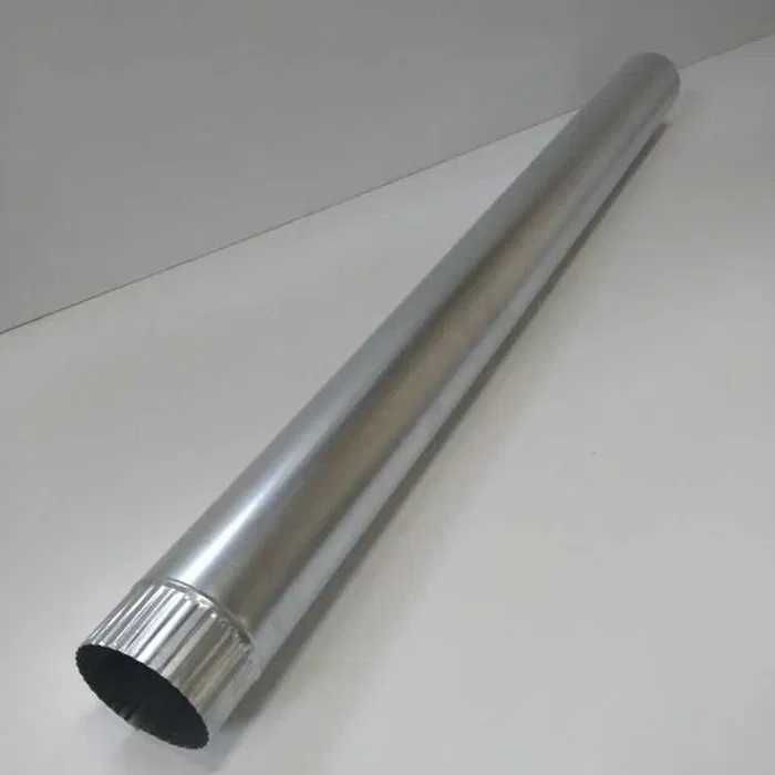 Труба водосточная, Размер: 102х76 мм, L= 3 м, сталь, прямоугольная