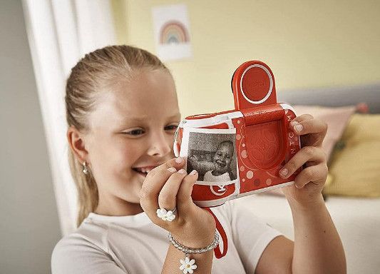 Детска камера VTech KidiZoom Print Cam, цифров фотоапарат с печат, по