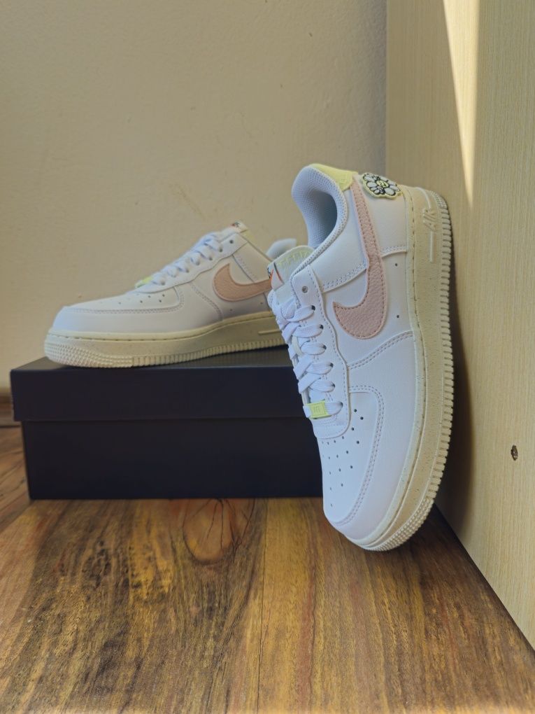 Кецове Nike Air Force 1 Low '07 SE Next Nature White Pink Oxford