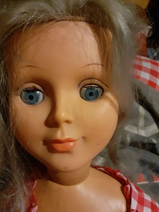 Papusa aradeanca 75 cm,veche 1975,