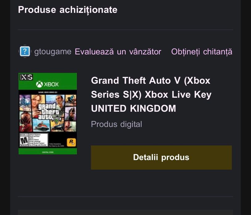GTA V pentru xbox series X/S