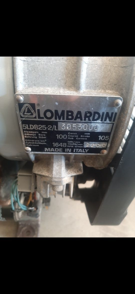 Motor lombardini ruggerini 2 cilindri motoagricola motopompa generator
