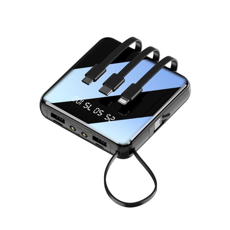 Външна батерия STELS Q40, PowerBank, 10000mAh, Черен/Син/Червен