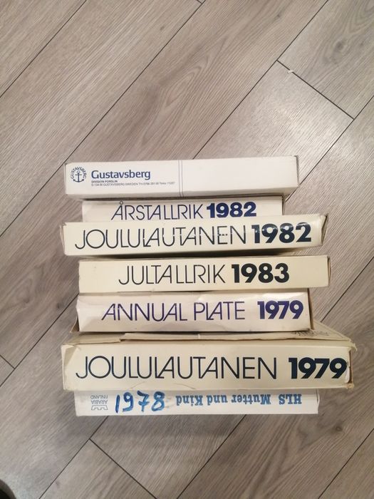 Vand farfurie Decorativa Arabia Finland Joululautanen 1978-1983