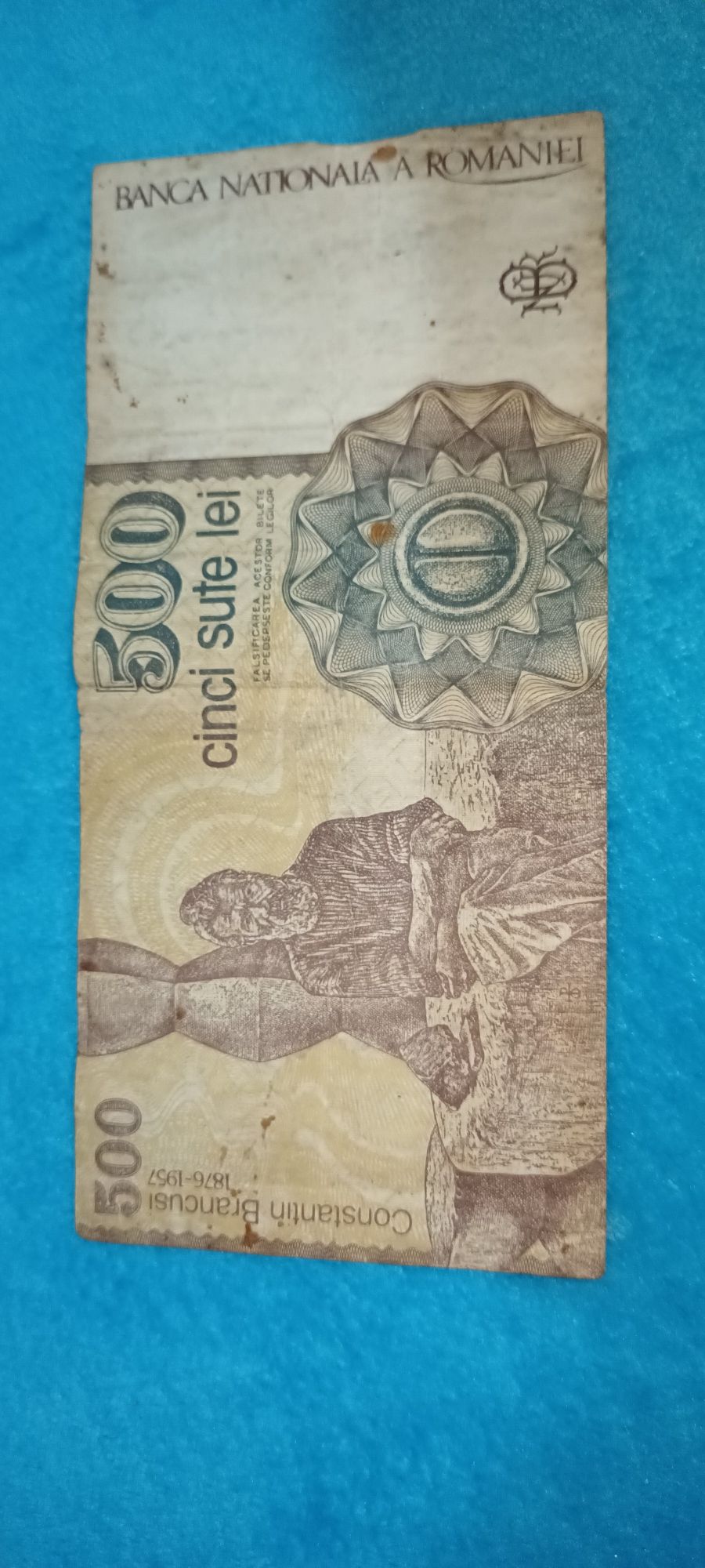 bancnotă 500 de lei 1991