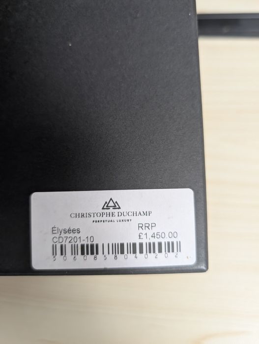 Ceas Christophe Duchamp elysees Mother of Pearl cu 11 Diamante NOU