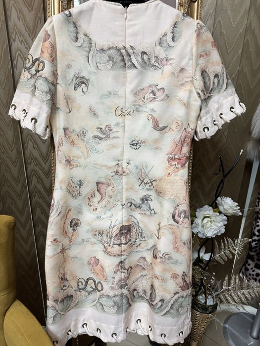 Рокля Balmain кожена