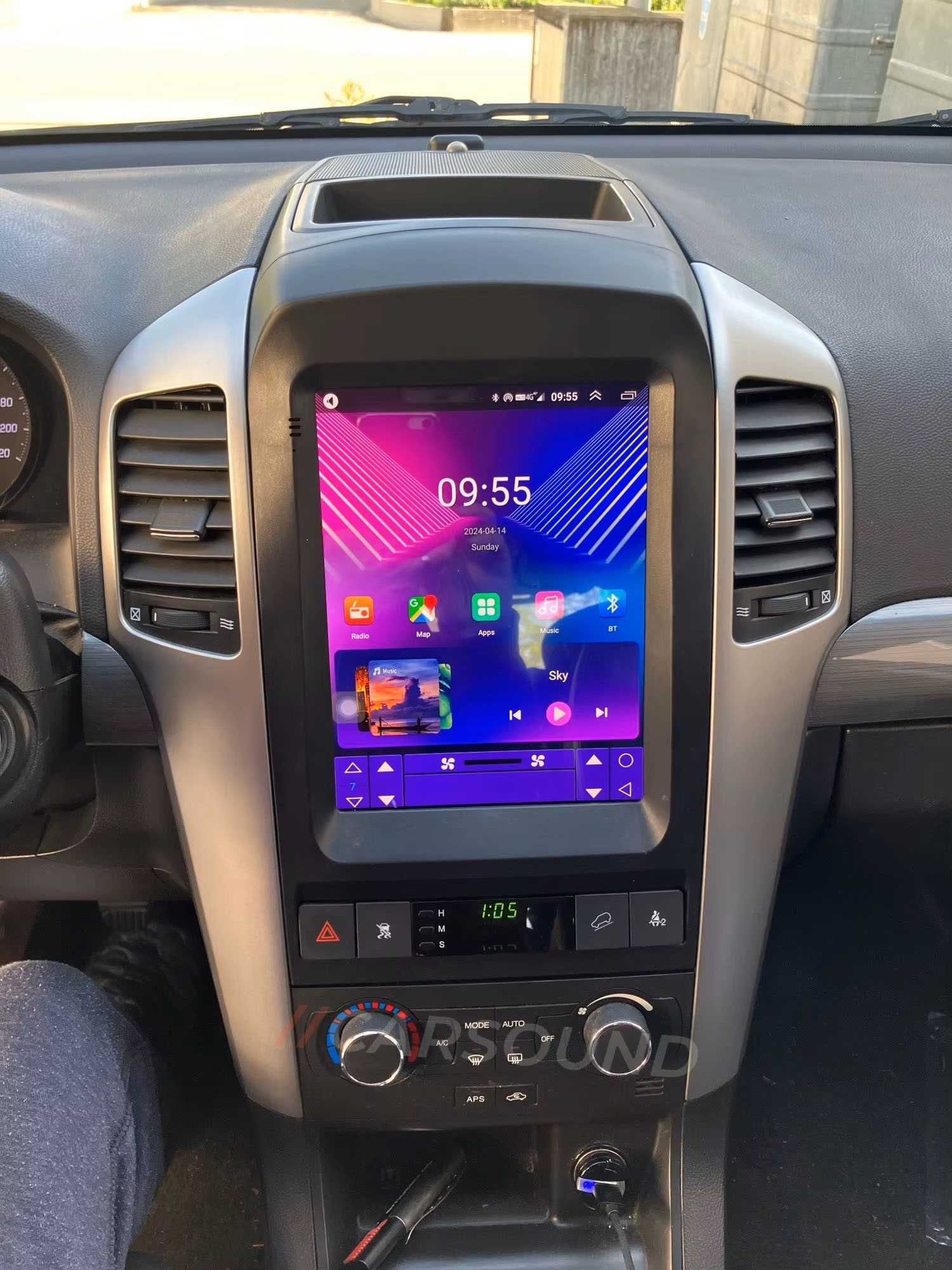 Captiva - 9.7" Android 14 Мултимедия Chevrolet 06-12 Навигация Андроид