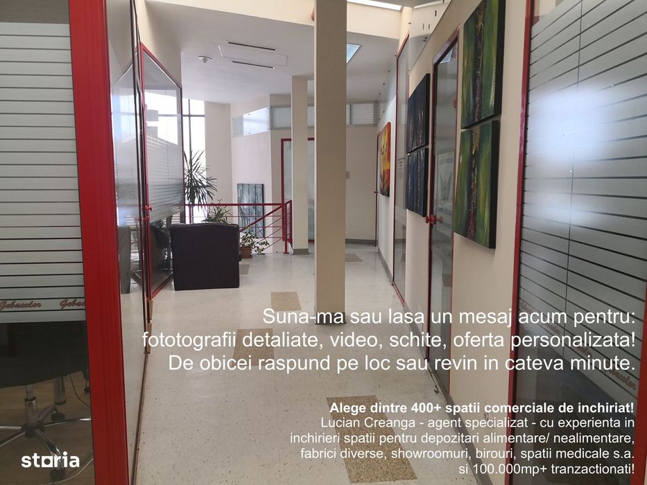 Birouri/ spatii medicale, sport de la 15mp la 150mp, zona Mall Moldova