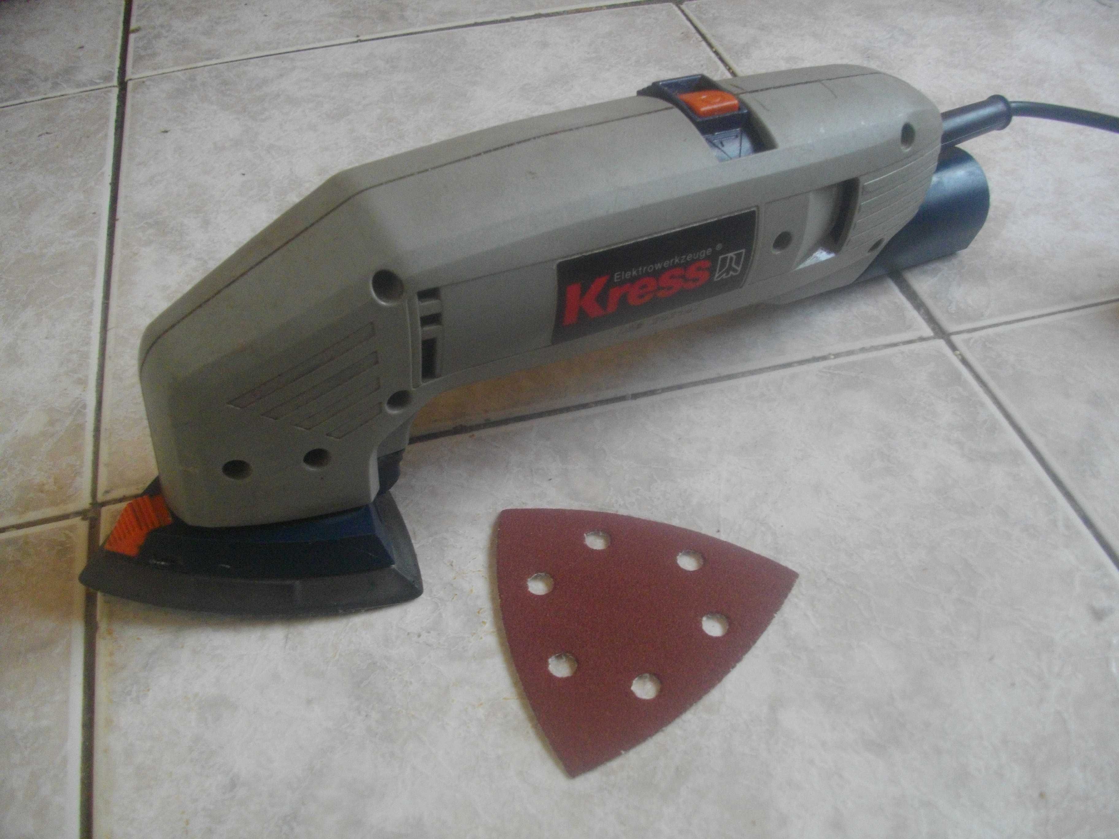 KRESS-250W/BOSCH 120W-Профи Делта Триъгълен Виброшлайф-Герм/Швейцария