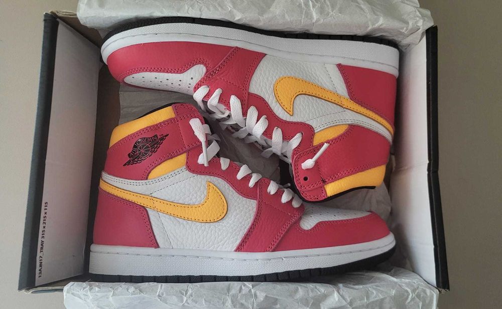Jordan 1 High Fuzion Red