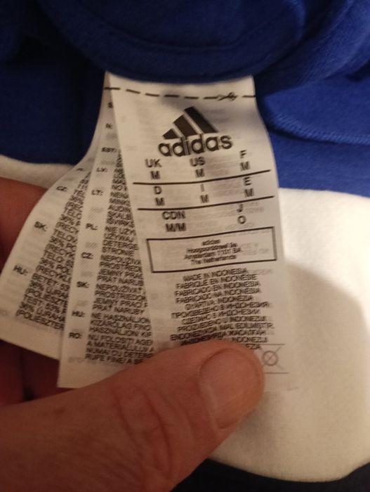 Bluză cu glugă pentru bărbați originală Adidas.