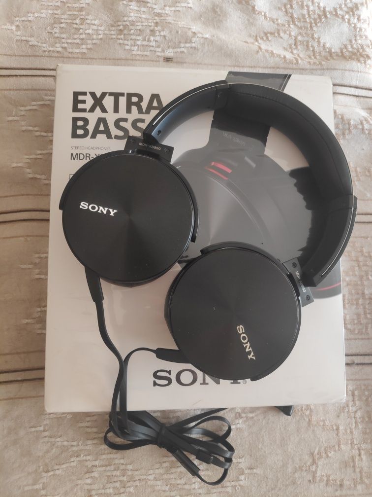 Гарнитура Sony MDR-XB950AP Extra Bass, Black