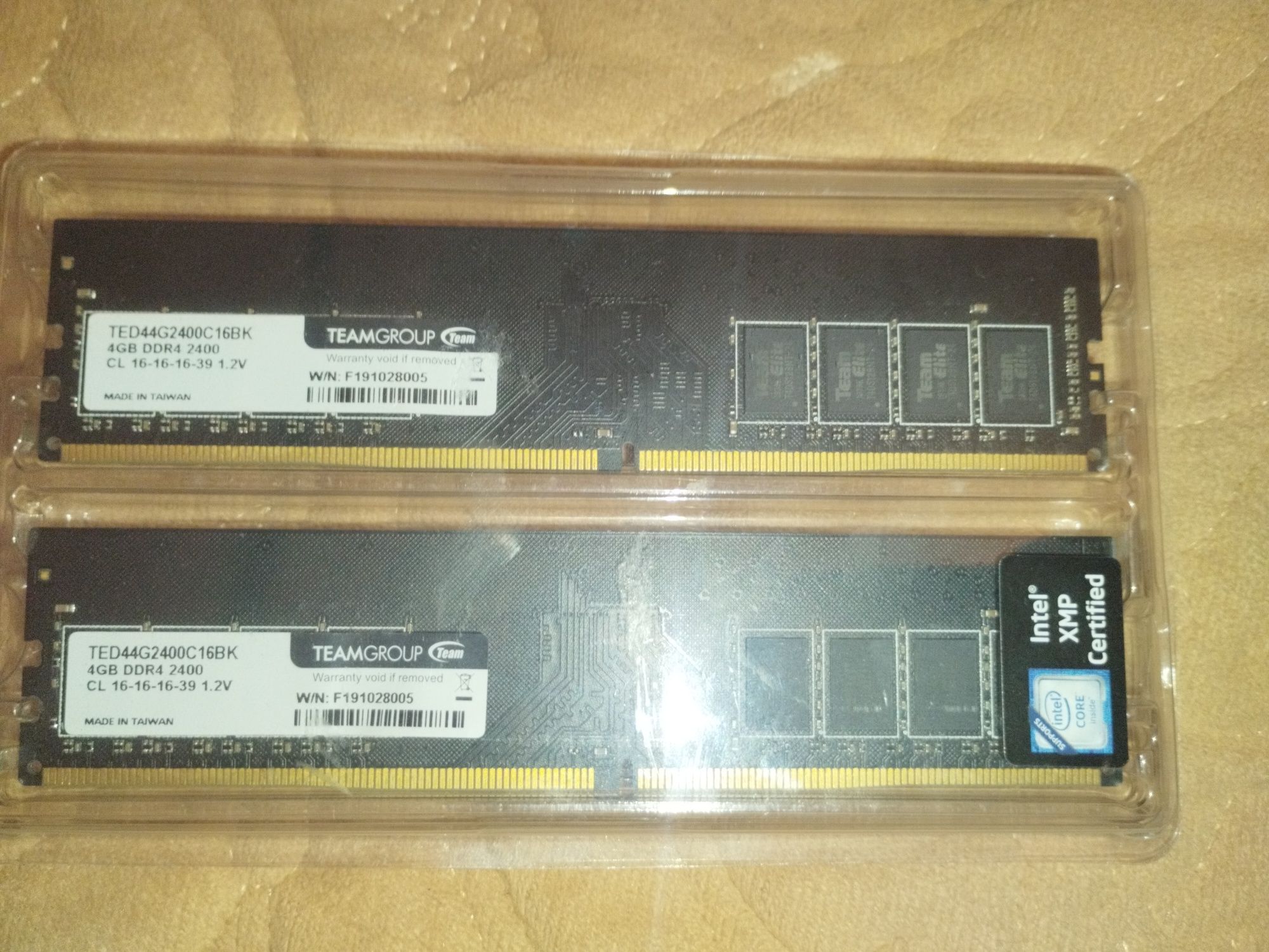 Оперативная память DDR4 4GB