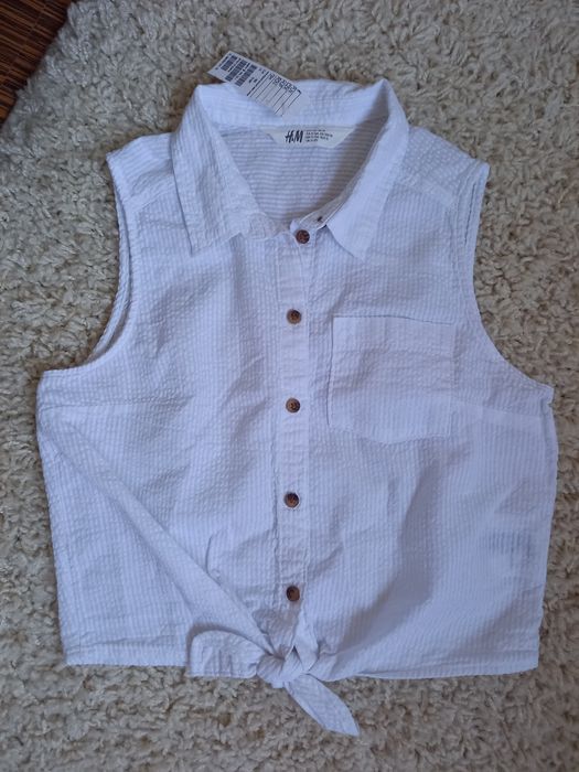 Bluziță H&M nouă cu etichetă 11-12 ani tricou copii/fete